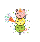 Cute Kitty Dango Trio（個別スタンプ：26）