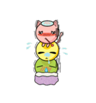 Cute Kitty Dango Trio（個別スタンプ：28）
