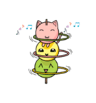 Cute Kitty Dango Trio（個別スタンプ：30）