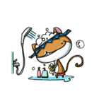 Whale's cat（個別スタンプ：12）