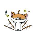 Whale's cat（個別スタンプ：34）