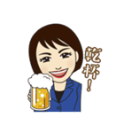 前向きちえこ先生（個別スタンプ：35）