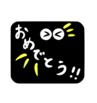 黒ちゃん（個別スタンプ：15）