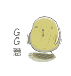 Golden chicken ＆Black chicken（個別スタンプ：25）