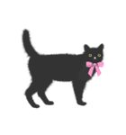 黒猫のルナ（個別スタンプ：4）