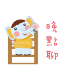 Mom,Dad and teacher's lovely dialogue（個別スタンプ：36）