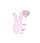 つやつやうさぎスタンプ（個別スタンプ：12）