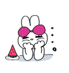 モテたい！うさぎのフランソワーズ〜夏編〜（個別スタンプ：10）