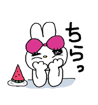 モテたい！うさぎのフランソワーズ〜夏編〜（個別スタンプ：11）