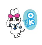 モテたい！うさぎのフランソワーズ〜夏編〜（個別スタンプ：13）