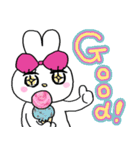 モテたい！うさぎのフランソワーズ〜夏編〜（個別スタンプ：24）