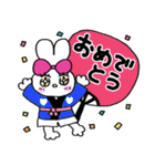 モテたい！うさぎのフランソワーズ〜夏編〜（個別スタンプ：30）