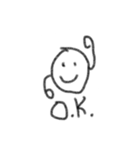 はっぴーまんず（個別スタンプ：4）