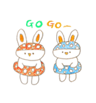 ぴょんぴょんみみの夏休み（個別スタンプ：4）