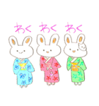 ぴょんぴょんみみの夏休み（個別スタンプ：22）