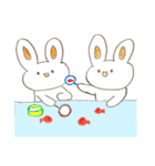 ぴょんぴょんみみの夏休み（個別スタンプ：23）