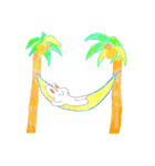 ぴょんぴょんみみの夏休み（個別スタンプ：34）