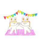 ぴょんぴょんみみの夏休み（個別スタンプ：35）
