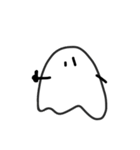 しろいあいつ。（個別スタンプ：5）