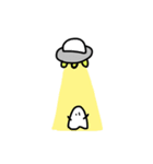 しろいあいつ。（個別スタンプ：38）