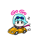 A cute little girl, PPorong (English)（個別スタンプ：6）