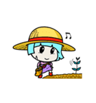 A cute little girl, PPorong (English)（個別スタンプ：11）