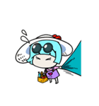 A cute little girl, PPorong (English)（個別スタンプ：12）