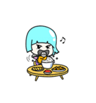 A cute little girl, PPorong (English)（個別スタンプ：15）