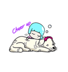 A cute little girl, PPorong (English)（個別スタンプ：16）