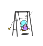 A cute little girl, PPorong (English)（個別スタンプ：17）