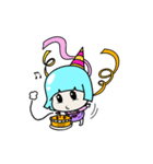 A cute little girl, PPorong (English)（個別スタンプ：18）