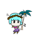 A cute little girl, PPorong (English)（個別スタンプ：21）