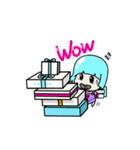 A cute little girl, PPorong (English)（個別スタンプ：22）