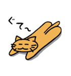 やる気がないネコ（個別スタンプ：3）