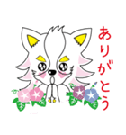 ヒーロー犬 ミュー 【夏ver】（個別スタンプ：1）