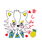 ヒーロー犬 ミュー 【夏ver】（個別スタンプ：25）