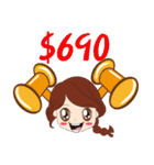 Boos love to make money-Clothes articles（個別スタンプ：14）