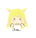 猫耳女子のスタンプ（個別スタンプ：7）
