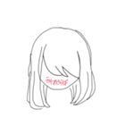 顔で察してください（個別スタンプ：16）