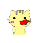 Small yellow cat 3（個別スタンプ：13）