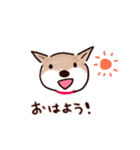 柴犬はぴたん日常編（個別スタンプ：4）