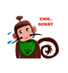 Jono is cute weird monkey（個別スタンプ：3）