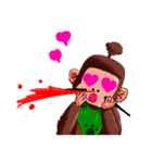 Jono is cute weird monkey（個別スタンプ：5）