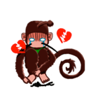 Jono is cute weird monkey（個別スタンプ：23）