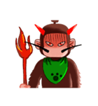 Jono is cute weird monkey（個別スタンプ：26）