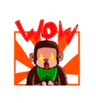 Jono is cute weird monkey（個別スタンプ：31）