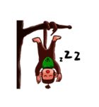 Jono is cute weird monkey（個別スタンプ：38）