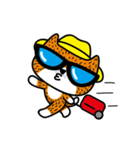 Cat JU - Let's vacation（個別スタンプ：1）