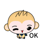 Sunny Day Monkey (OMG！)（個別スタンプ：9）