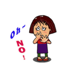 Curl girl-Q（個別スタンプ：16）